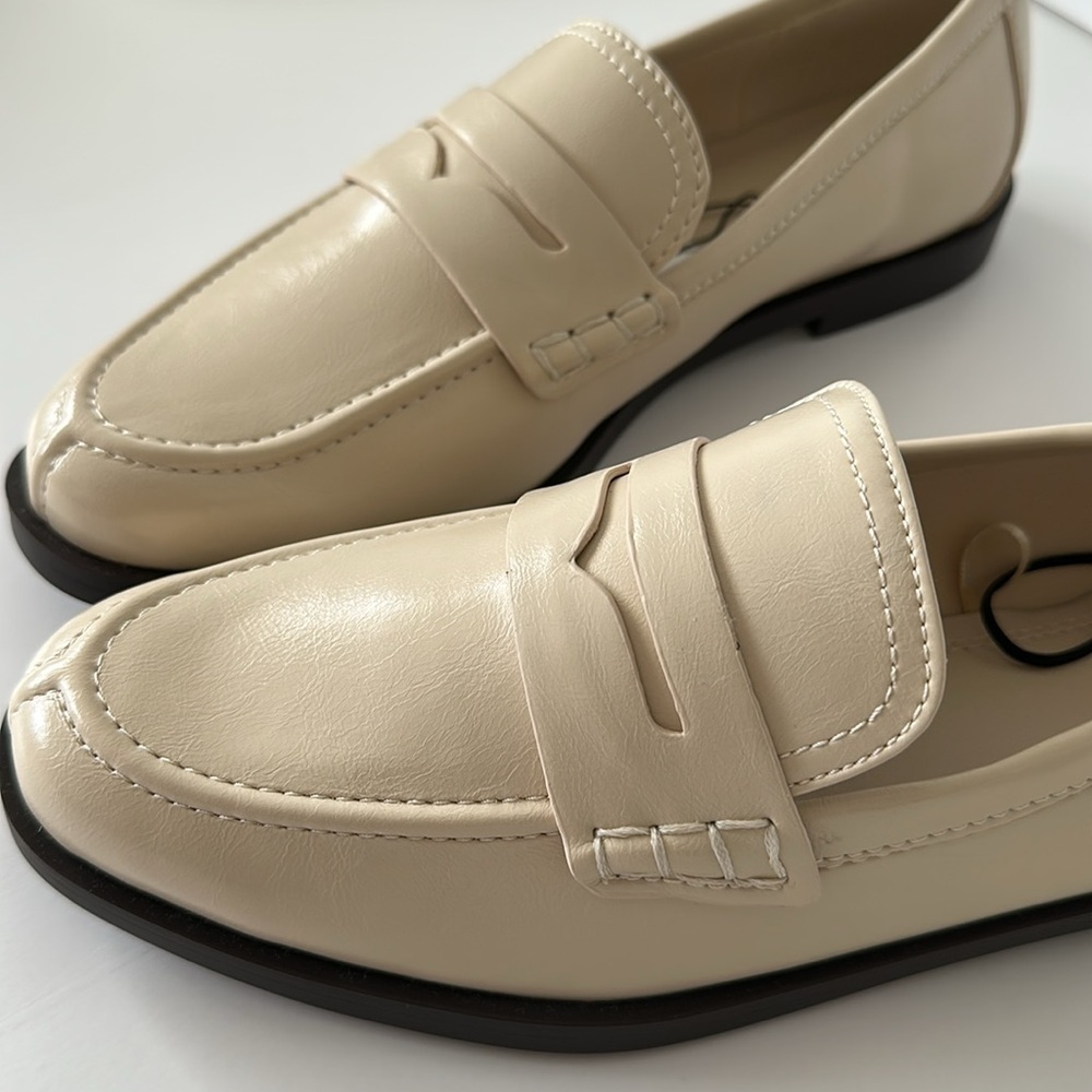 Zara Cream Women’s Loafers Size 8 - Picture 11 of 17